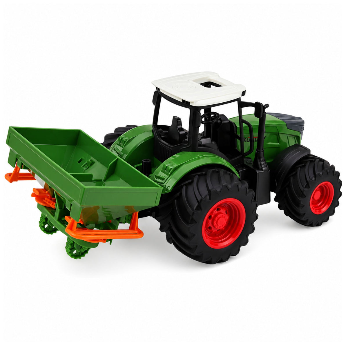 Agricultural Farm Tractor With Seeder Rubber Wheels Agricultural Machine 1:24