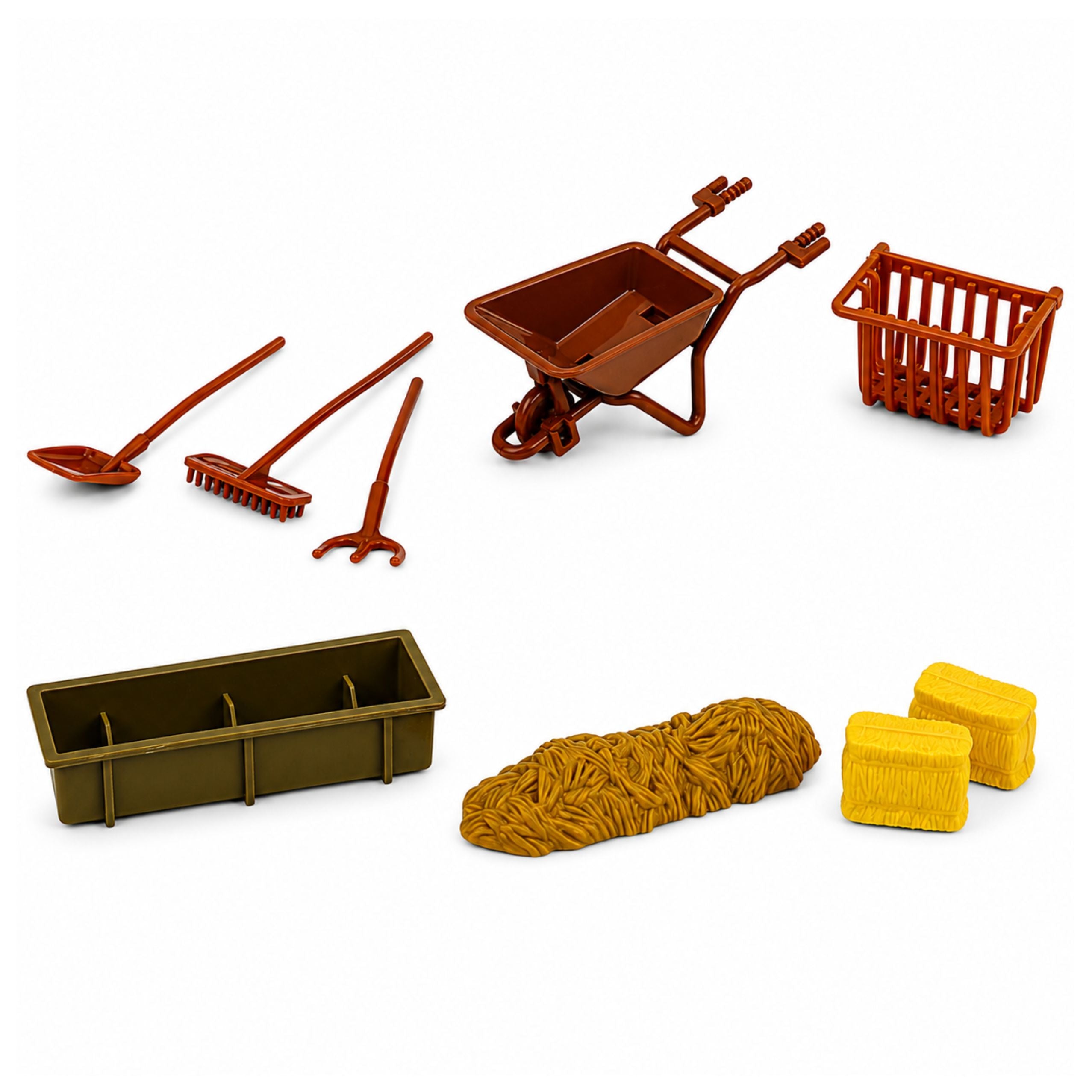 Farm Set With Tractor Agricultural Vehicles Animals Accessories 28 Pcs.