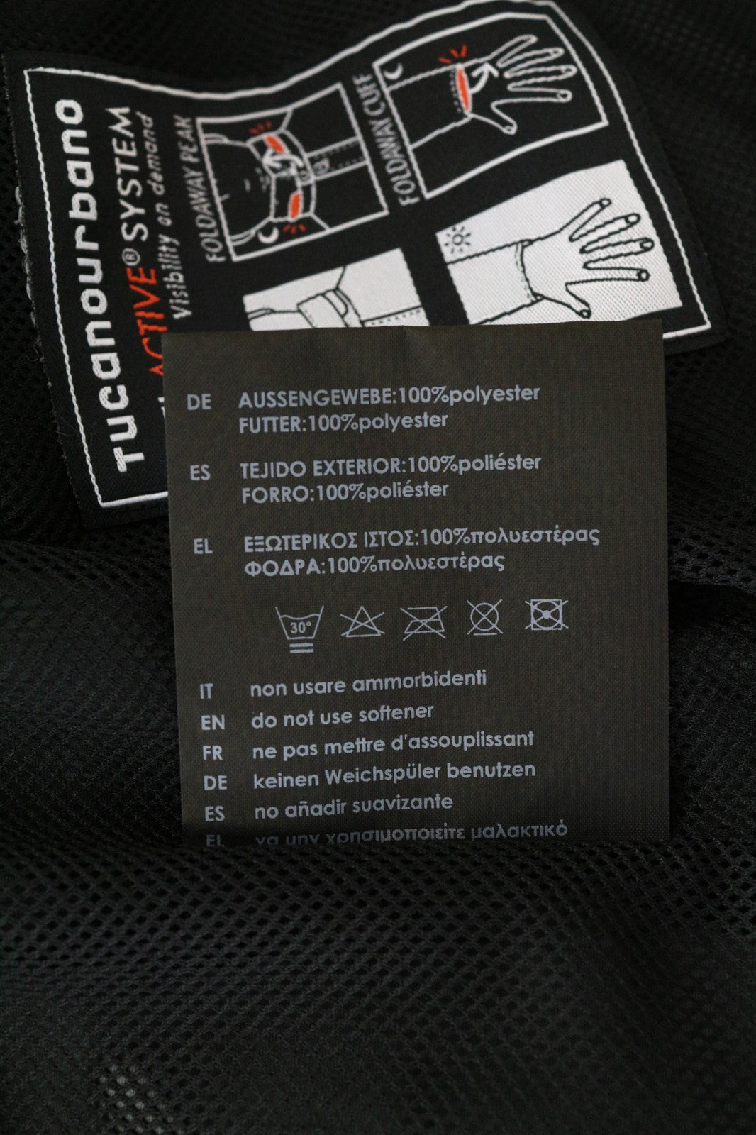 Jaqueta masculina Tucano Urbano New Tucanji cinza motowindbreaker respirável