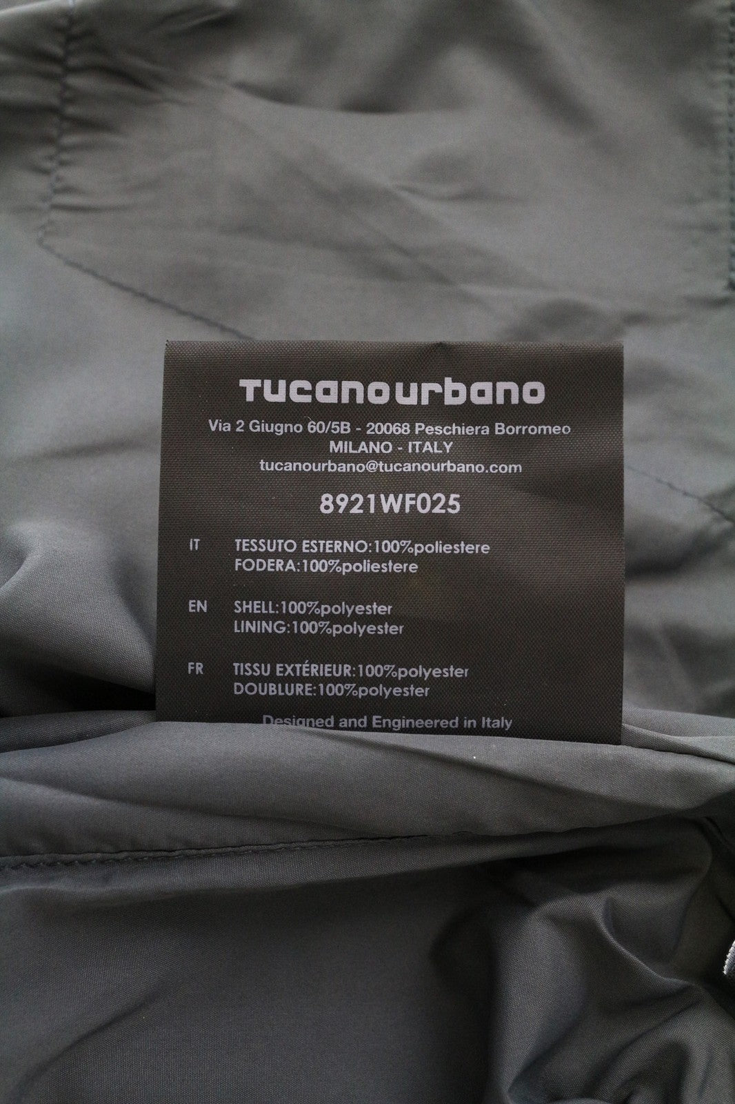 Kurtka damska Tucano Urbano Tina It 42 czarna, oddychająca, wiatroszczelna, odblaskowa