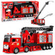 Fire Truck With Boom Extendable Up To 69cm Lights Sounds Water Cannon