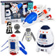 Space Ship Satellite Capsule Communication Antenna Astronaut Set