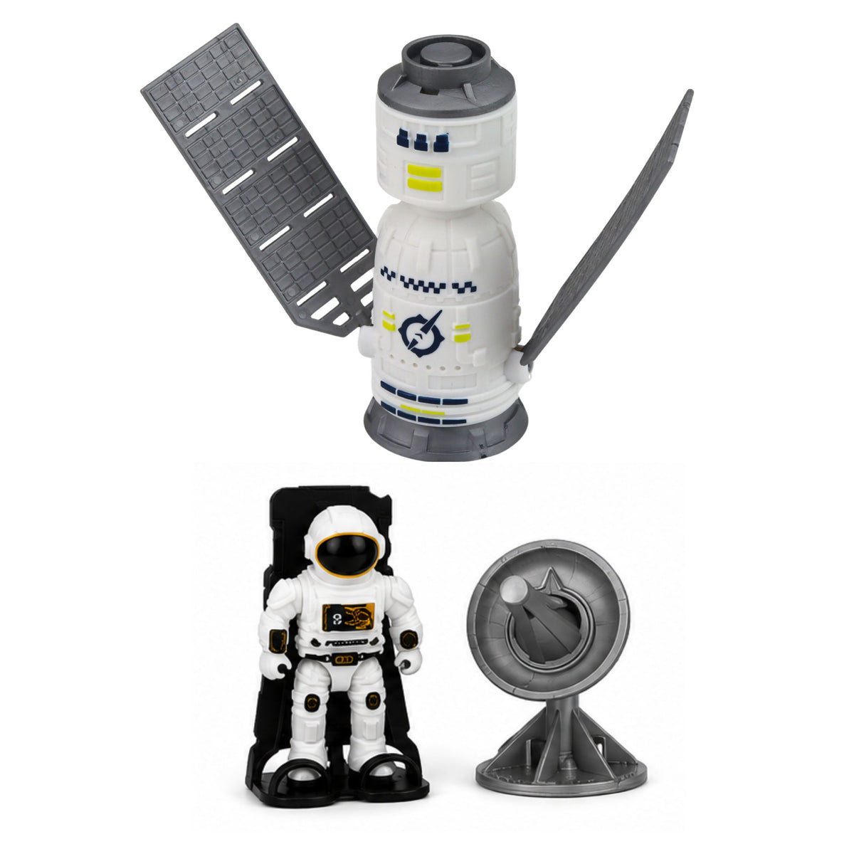 Space Shuttle Raket Research Vehicle Cosmonaut Satellite Set