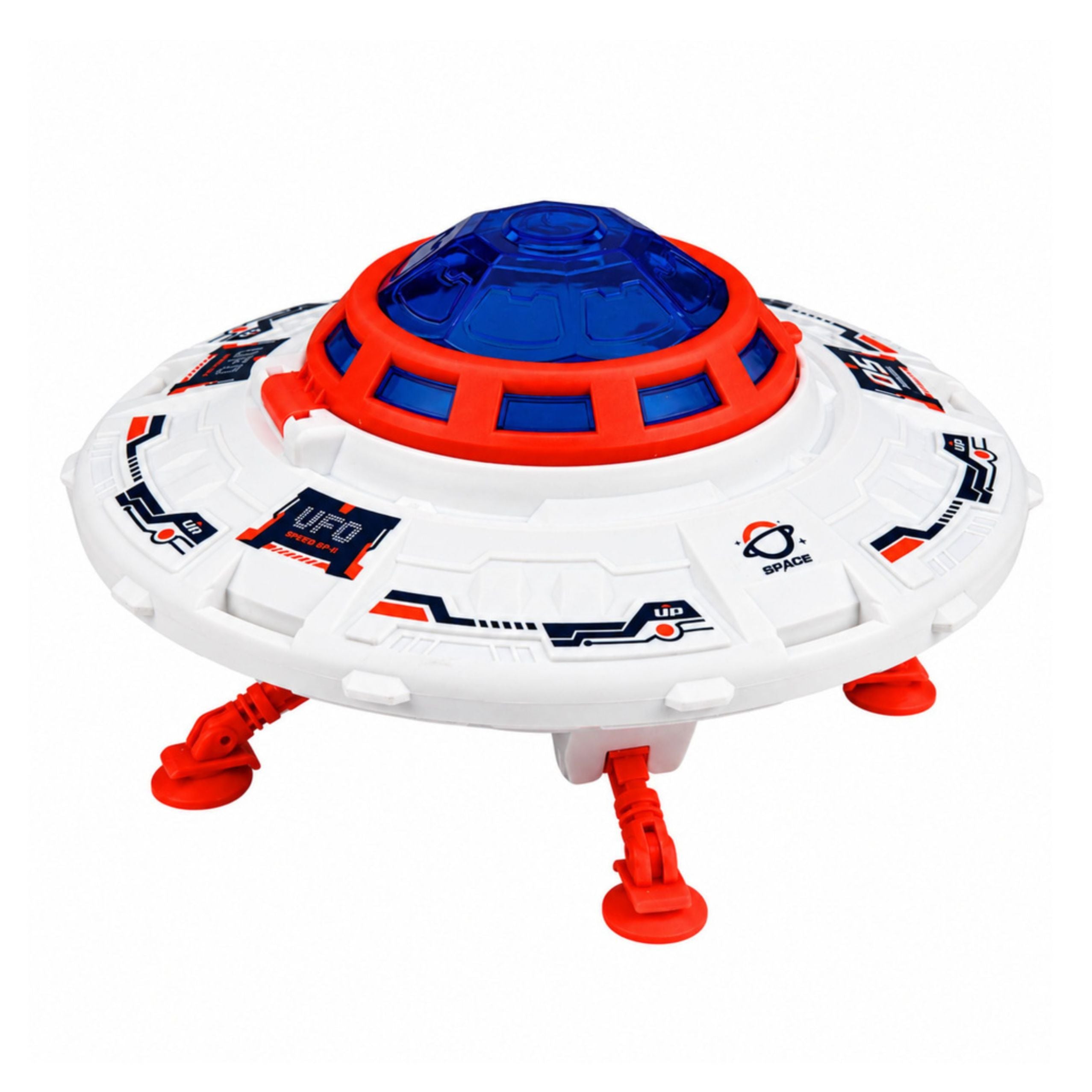 Large Space Set Ufo Rockets Rover Vehicles Ship Alien 8 Pcs.