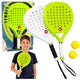 Beach And Garden Tennis Sports Set With Rackets And Foam Balls