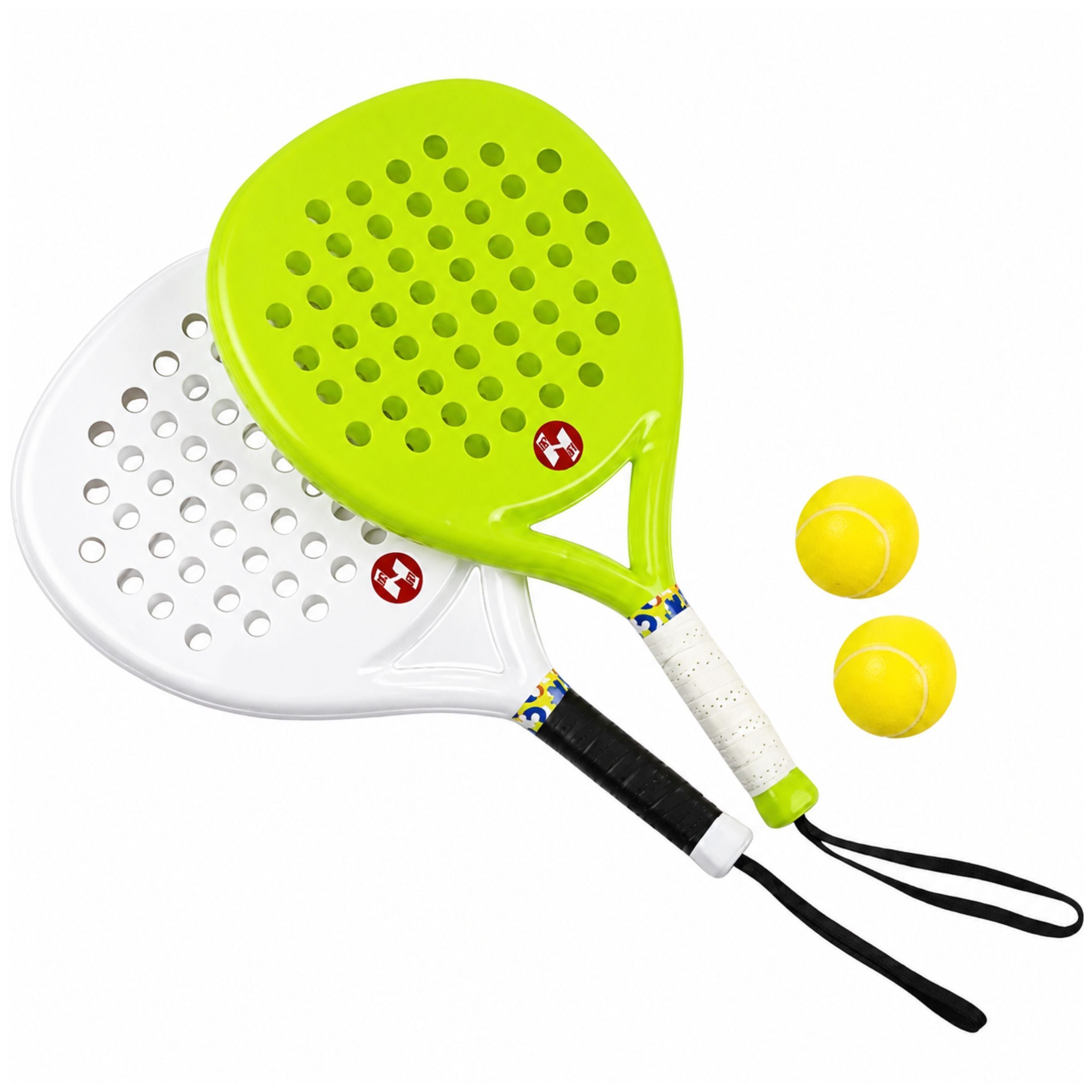 Beach And Garden Tennis Sports Set With Rackets And Foam Balls