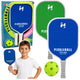 Green And Blue Tennis Badminton Pickleball Racket Set