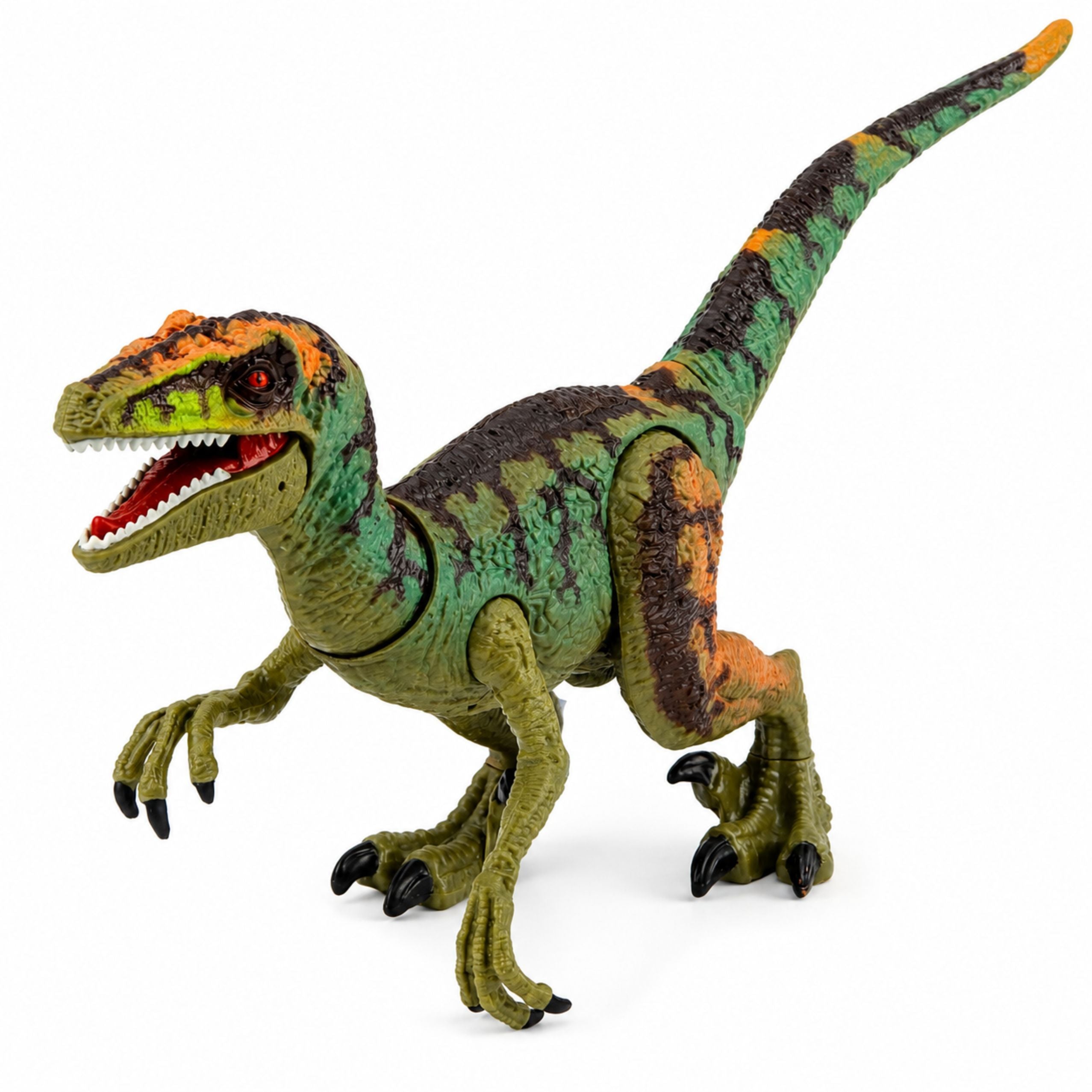 Velociraptor Dinosaur Figure Realistic Movable Limbs Sounds