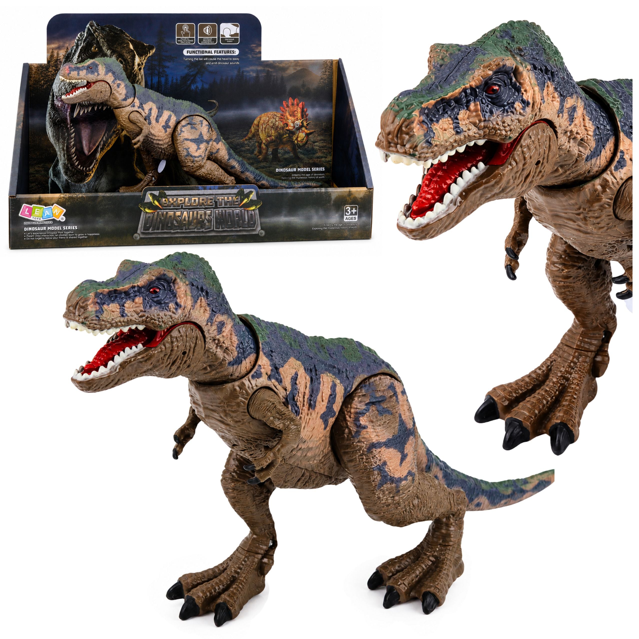 T-rex Dinosaur Figure Tyrannosaurus Rex Realistic Movable Limbs Sound