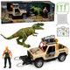 Dinosaur Hunter Set Dinosaur T-rex Figure Hunter Car Sounds