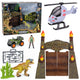 Eksplorator quadów do bazy badawczej Dinosaur Park Gate Helikopter