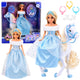Anlily Doll On A White Horse Princess In A Blue Dress Accessories