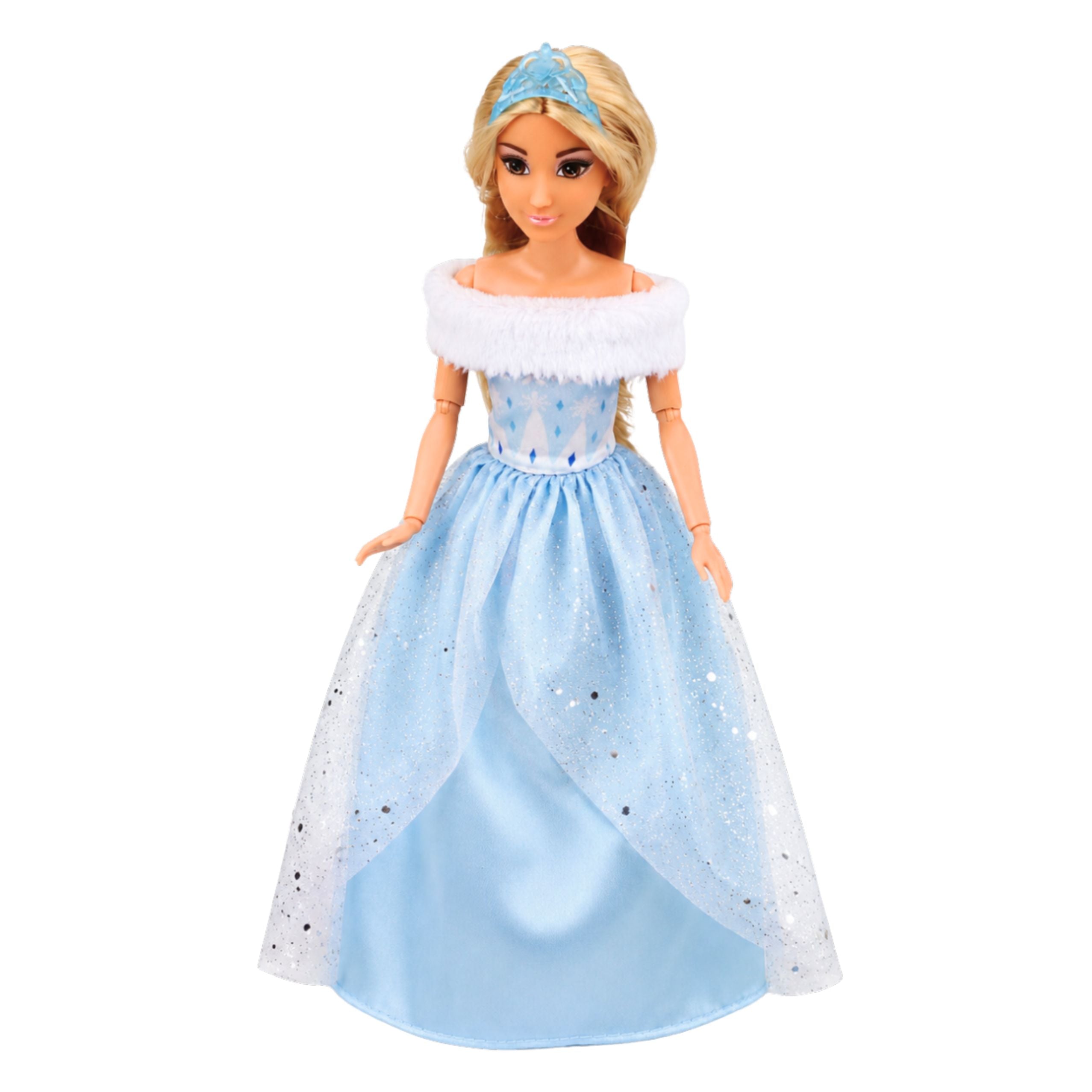 Anlily Doll On A White Horse Princess In A Blue Dress Accessories