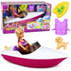 Anlily Poupée dans un bateau à moteur pour chien et chiot, ensemble d'accessoires de planche