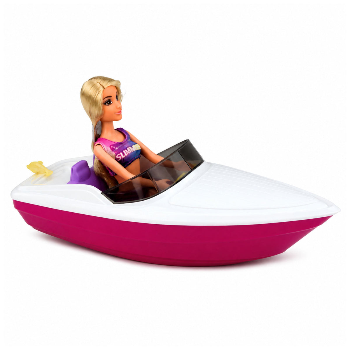 Anlily Poupée dans un bateau à moteur pour chien et chiot, ensemble d'accessoires de planche
