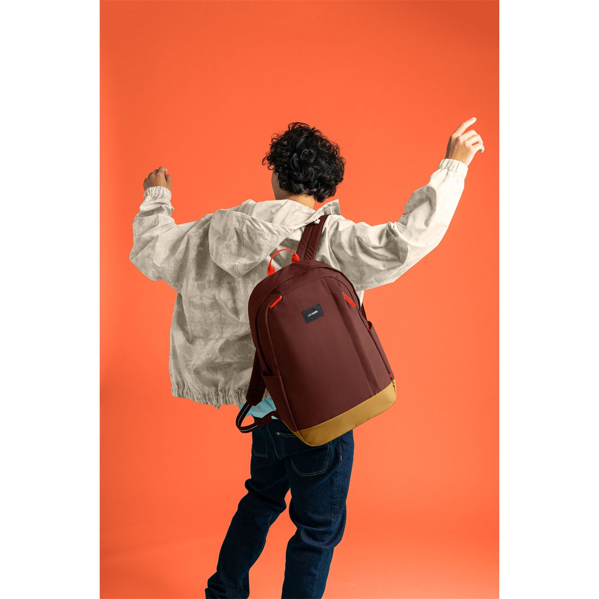 Pacsafe Go 25l Backpack Garnet Red