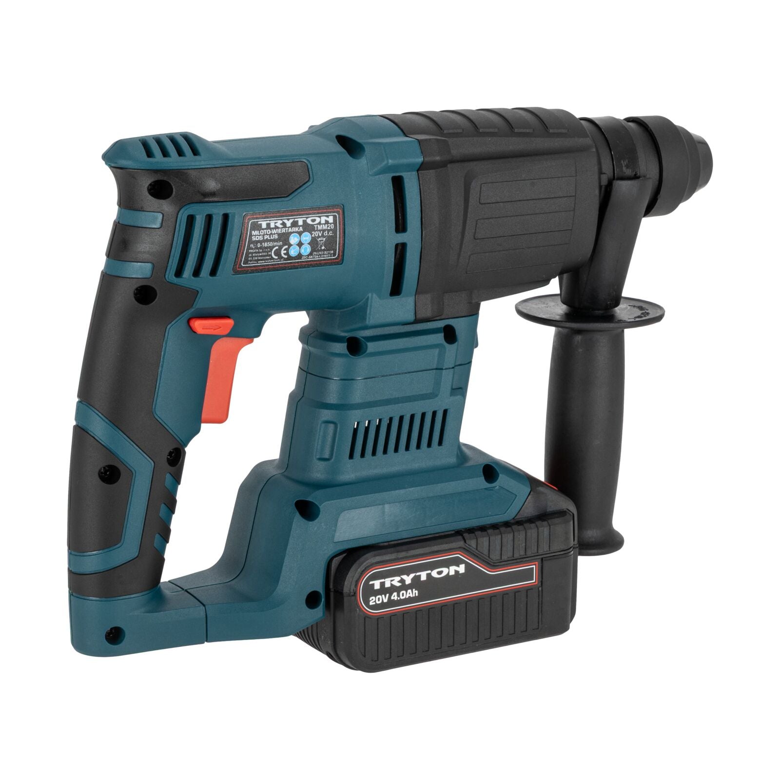 Percutor 20v Sds+ 4 Funcții 2j 2 X 4ah Batt.