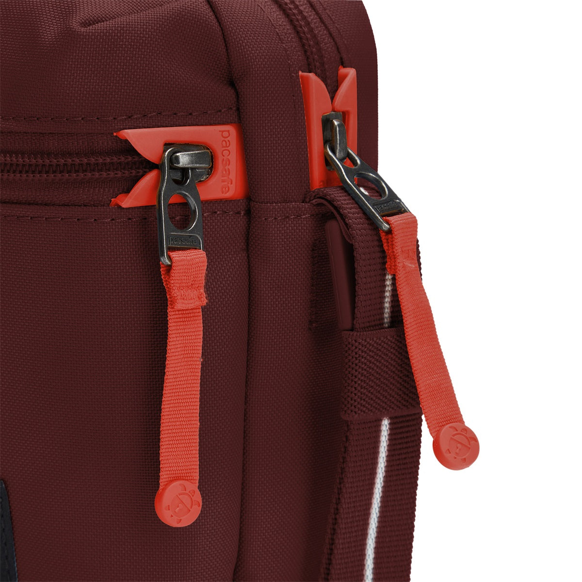 Pacsafe Go Micro Crossbody Garnet Red