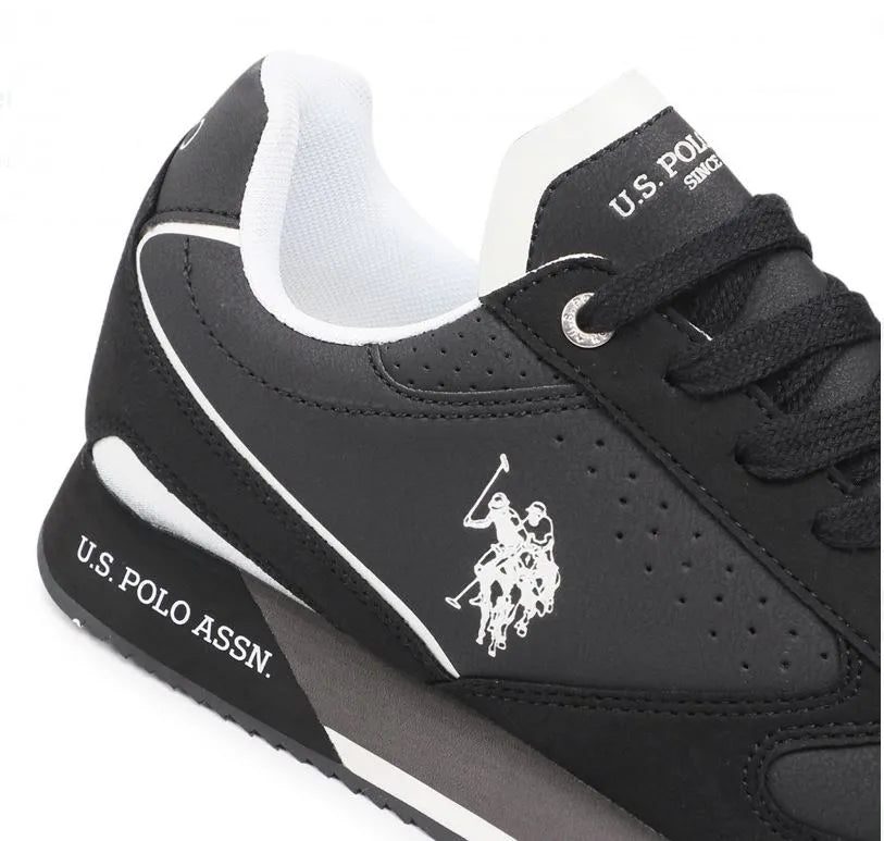 Férfi cipők U.s. Polo Assn. Fekete tornacipő