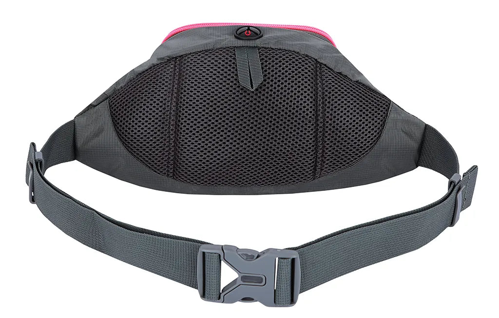 Lúb Tula Grey-bándearg Mála Waist Unisex Liath