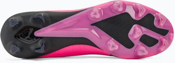 Męskie buty piłkarskie Puma Ultra Match+ Ll Fg-ag Różowo-biało-czarne Różowe
