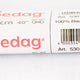 Pedag Shoelaces Flat Wide 100 Cm White