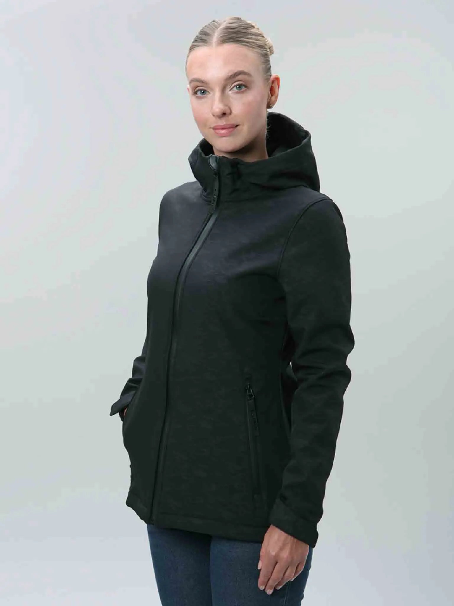 Jachetă Softshell pentru femei Loap Lumara Black