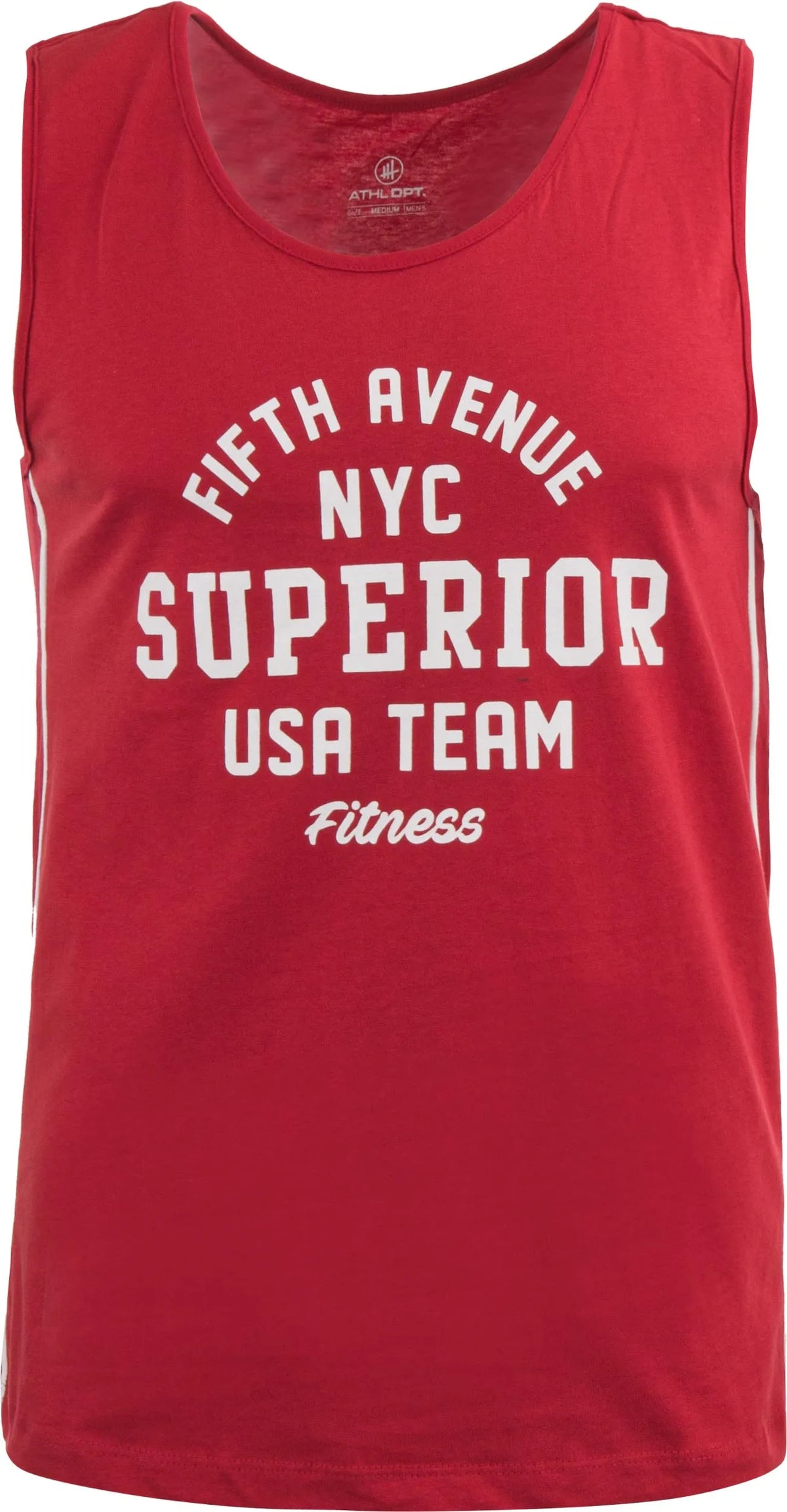 Camiseta sin mangas para hombre Athl. Dpt Russo Noche Roja