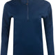 Sweatshirt infantil Playerlayer Quarter Zip azul marinho