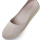 Women's Leather Ballerinas Nell Aurora Gray