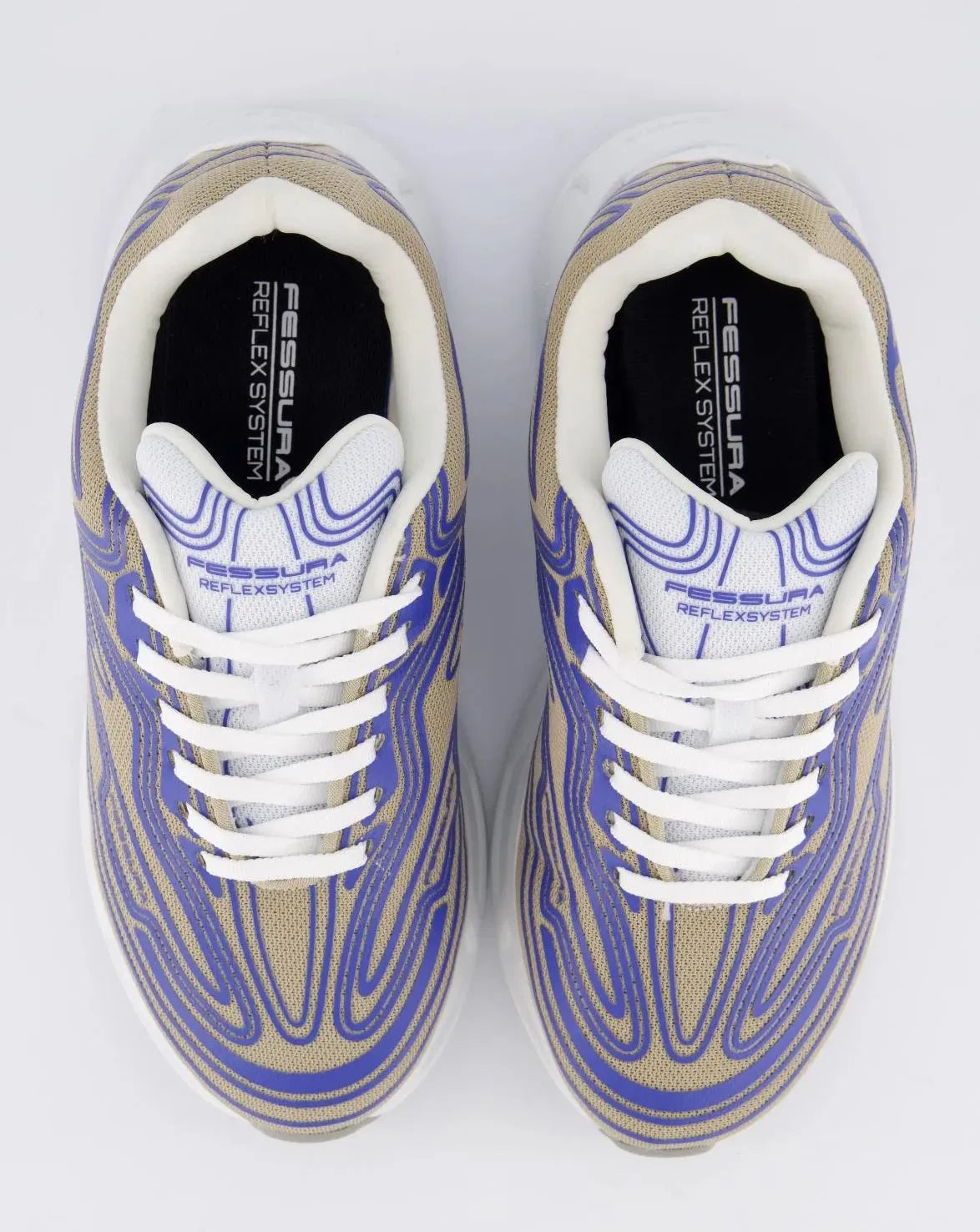 Uniszex cipők Fessura Wmns Runflex 01 Canvas Land/tinta fehér/füstszürke