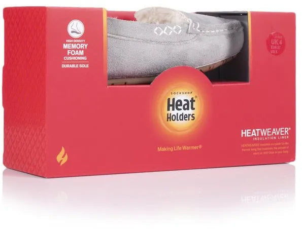 Najcieplejsze kapcie damskie z uchwytami na ciepło, szare