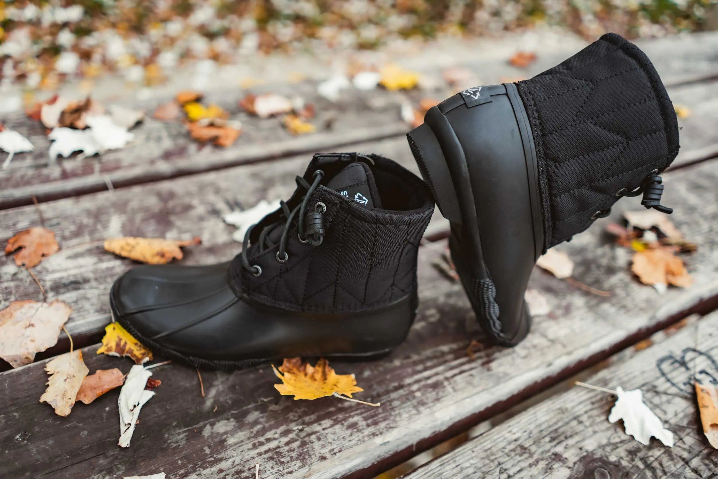 Bottes d'hiver Sperry Wms Saltwater noires pour femmes