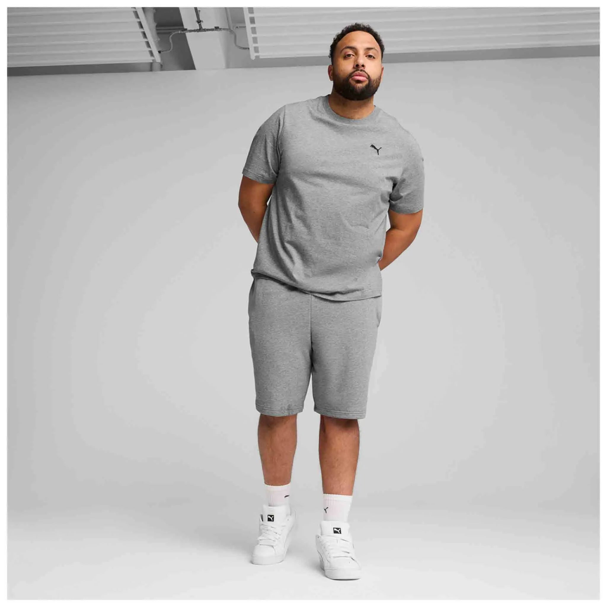 Pánské tričko Puma Ess Small Logo Tee Grey