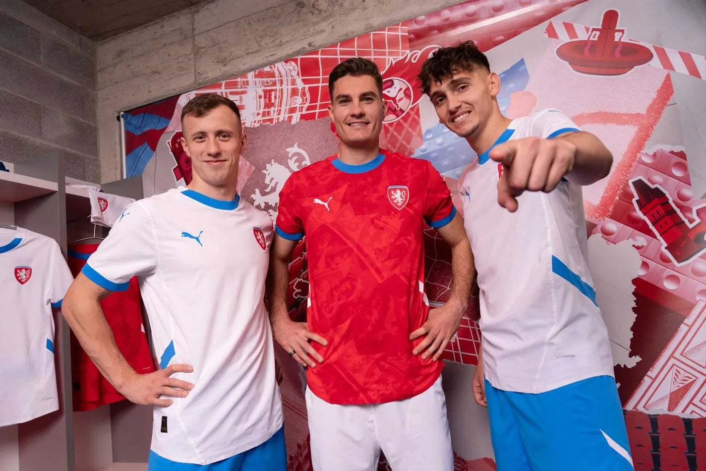 Koszulka reprezentacji narodowej Puma Czech Home Jersey czerwona