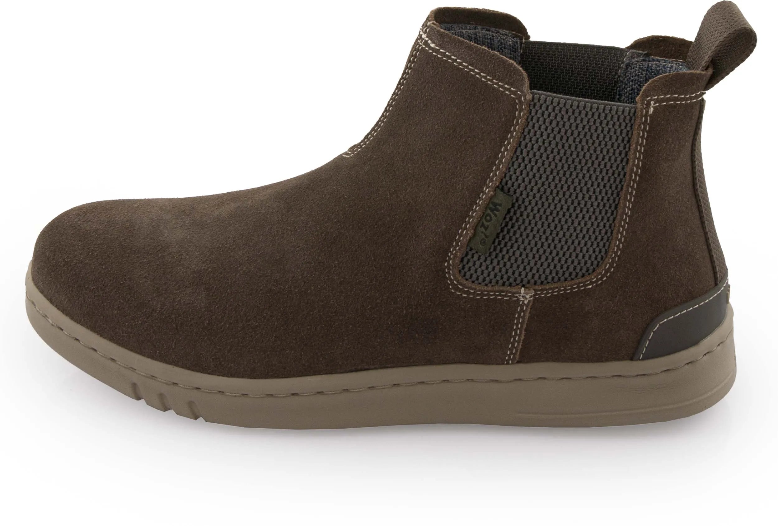 Calçados Masculinos Woz David 111 Taupe Marrom
