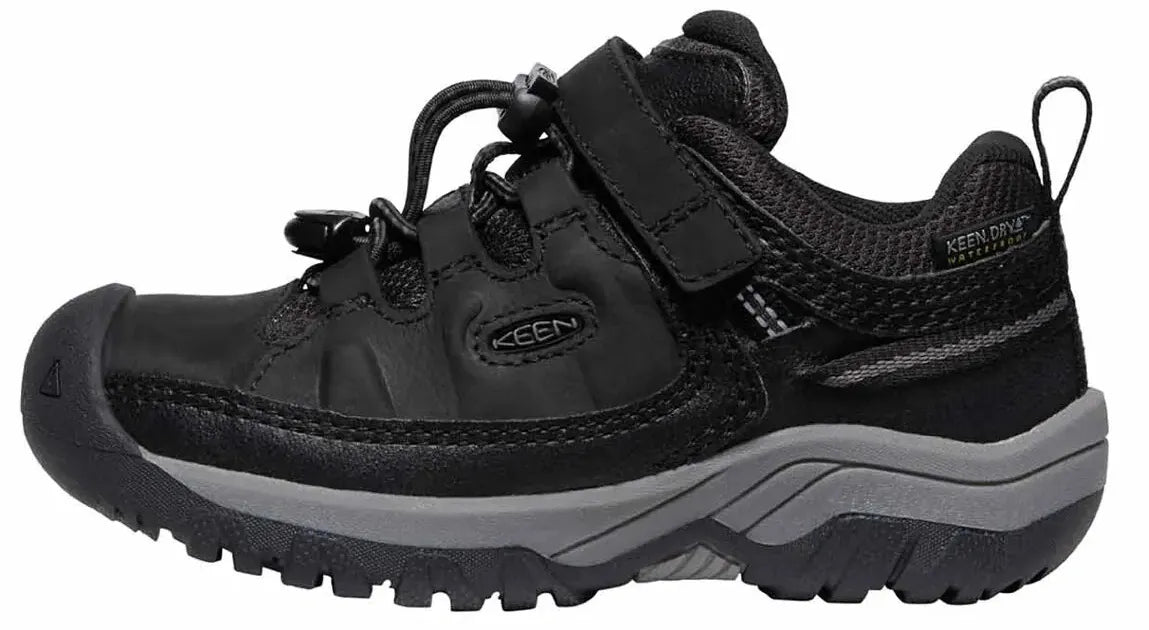 Keen jr targhee low wp black/steel gray black 24