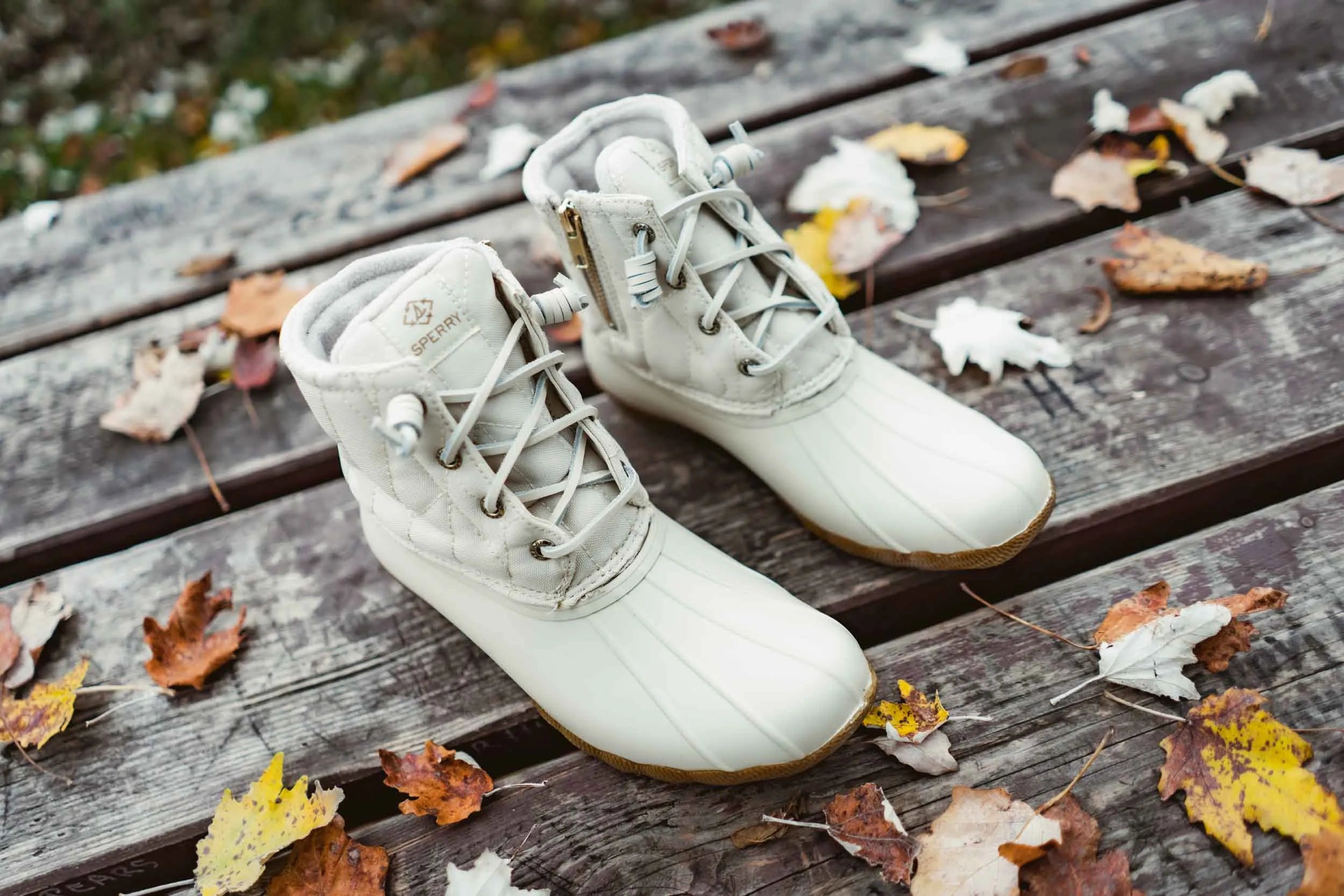 Women's Winter Boots Sperry Wms Saltwater Ivory White