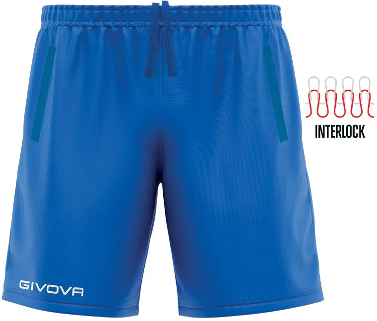 Pantaloncini sportivi Givova Pocket Blu Royal