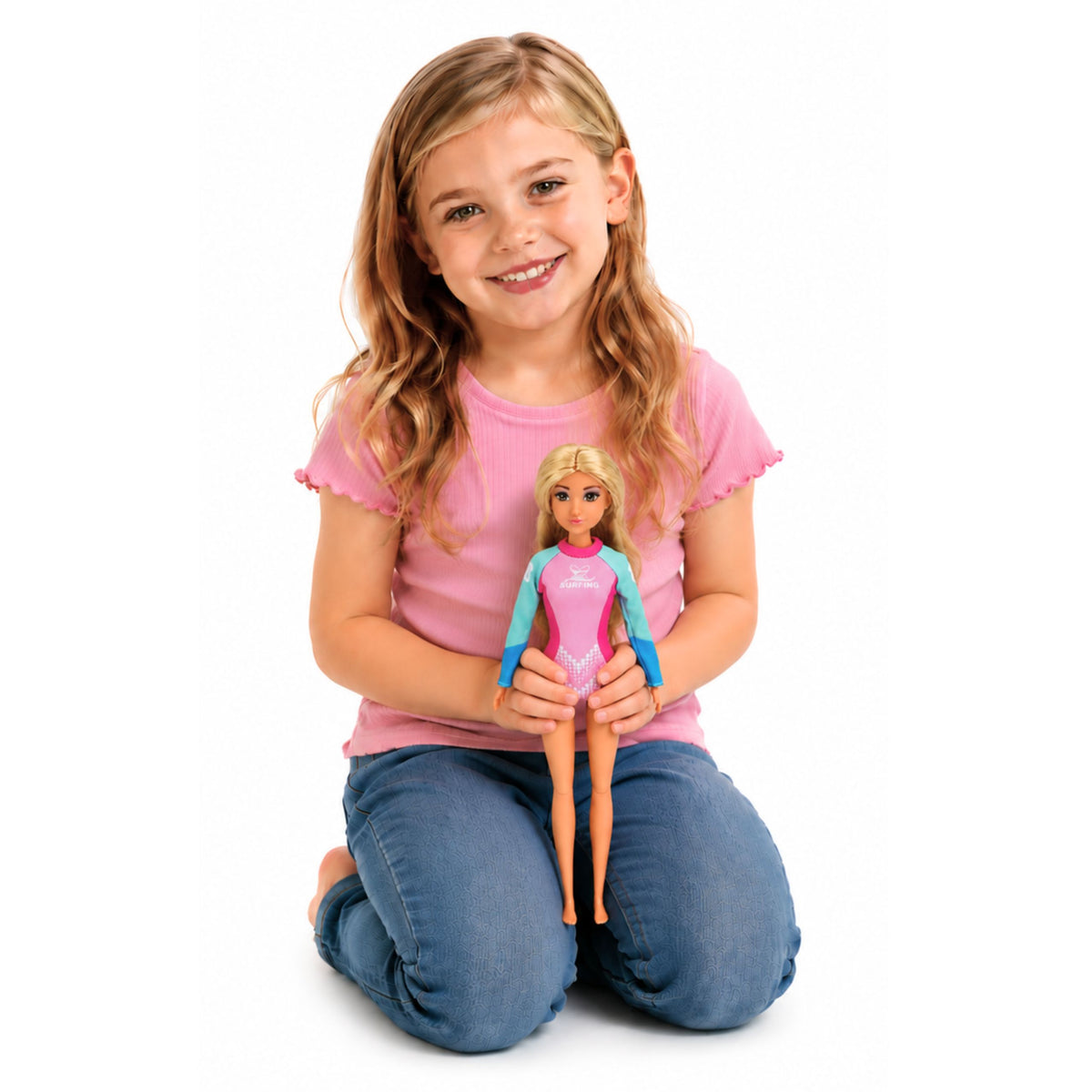 Anlily Surfer Doll I Wetsuits Weiss Le Socrú Gabhálais Clár Surfála