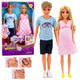 Anlily Family Doll Set: Pregnant Mom Dad Baby Infant