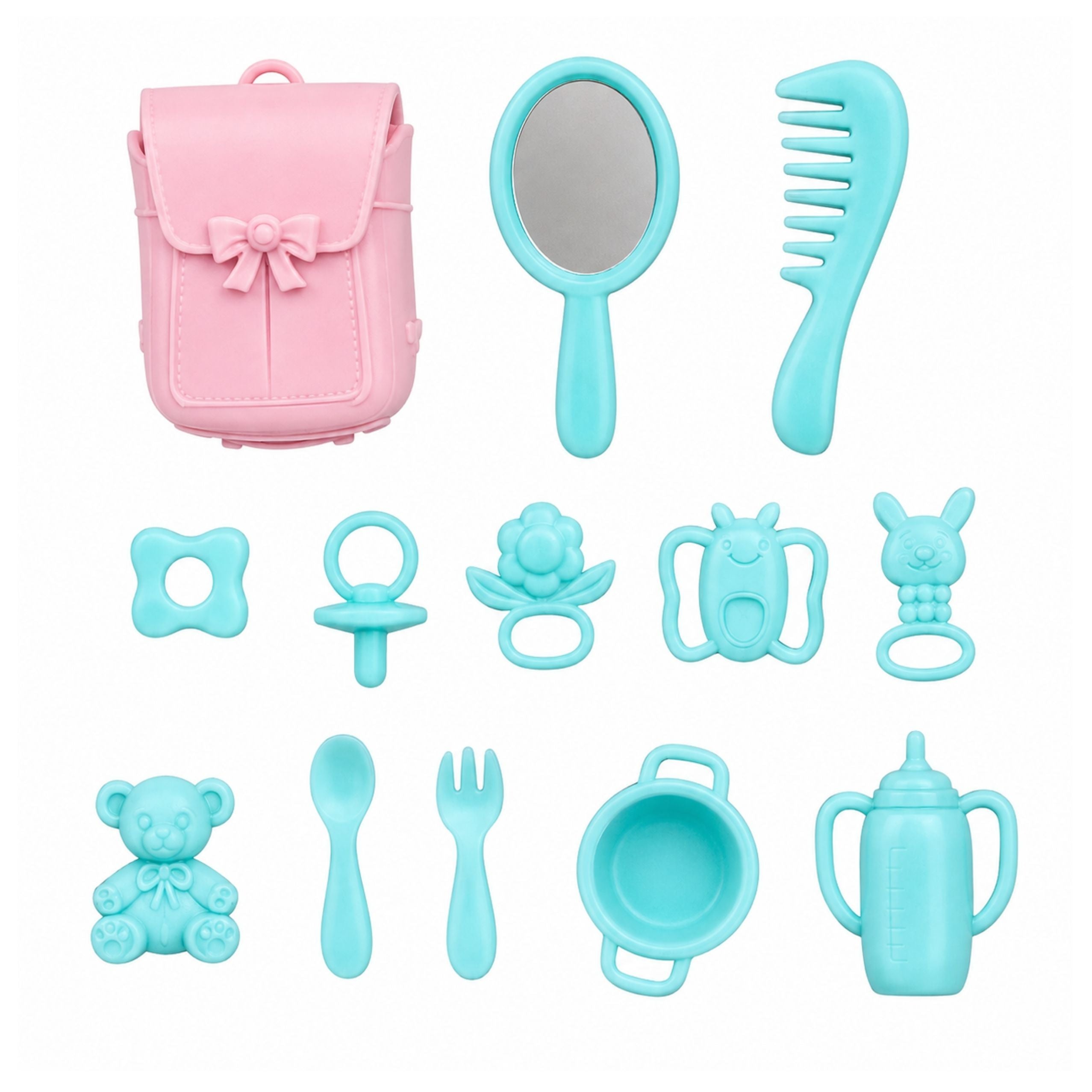 Anlily Mom And Baby Twins Doll Set Accessories
