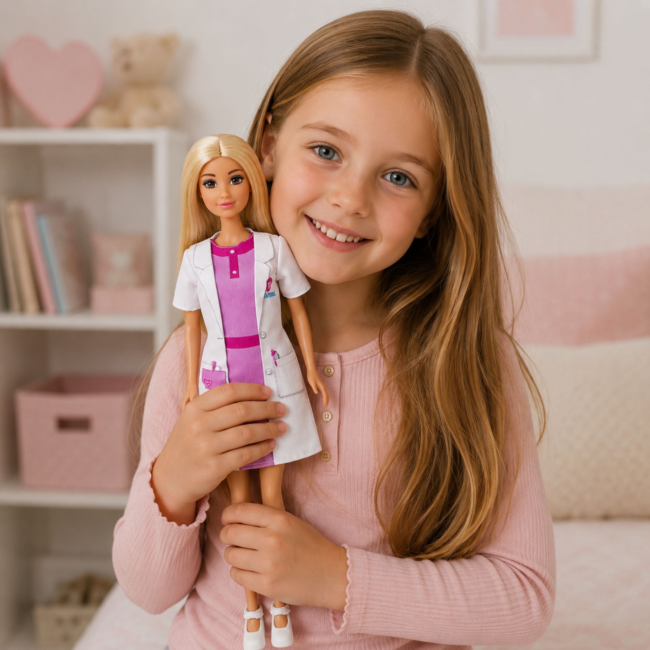 Anlily Doctor Doll Stretcher Medical Accessories Hospital Set
