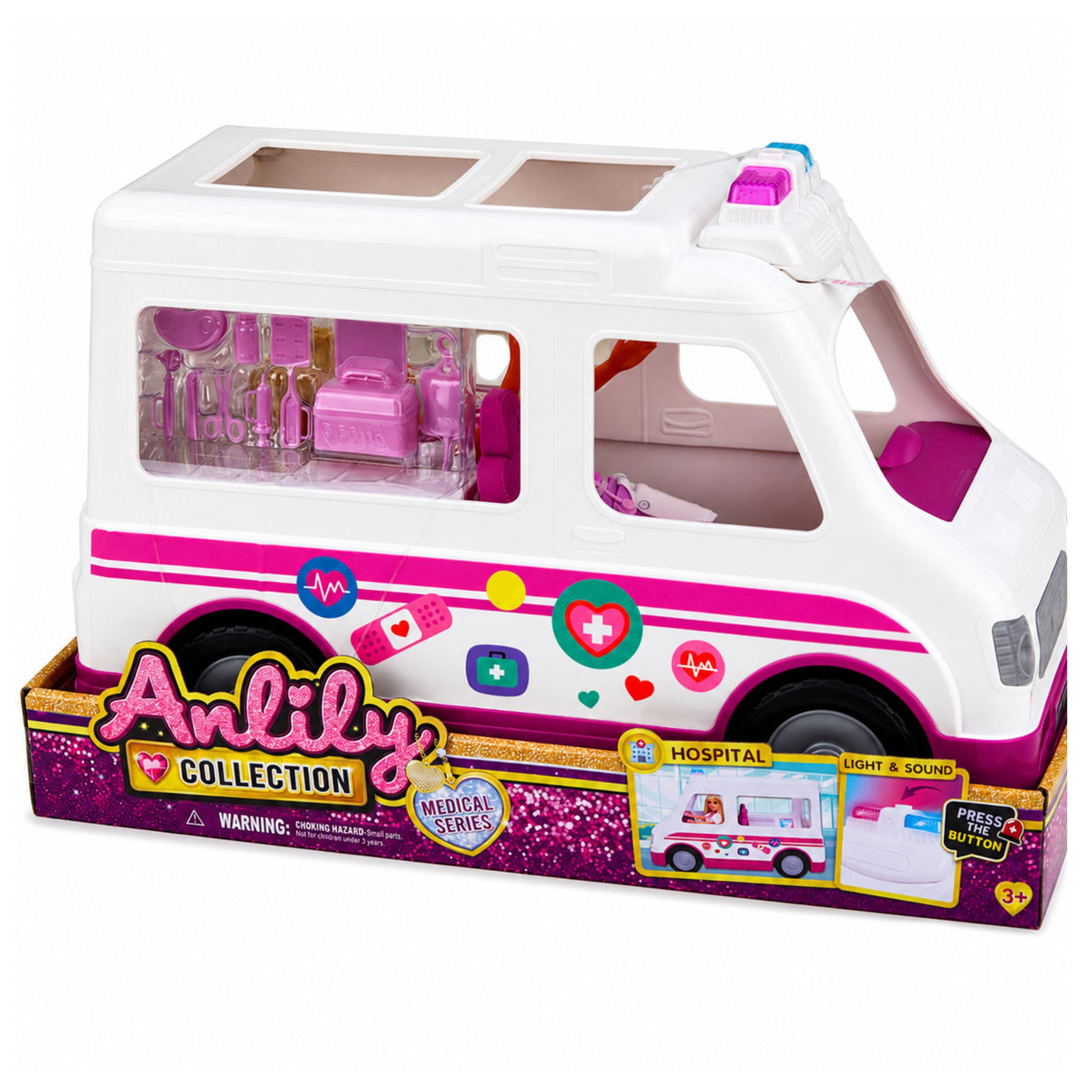 Anlily Doll Doctor Nurse Ambulance Medical Accessories