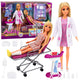 Anlily Doctor And Patient Doll Hospital Bed Medical Cart Accessories