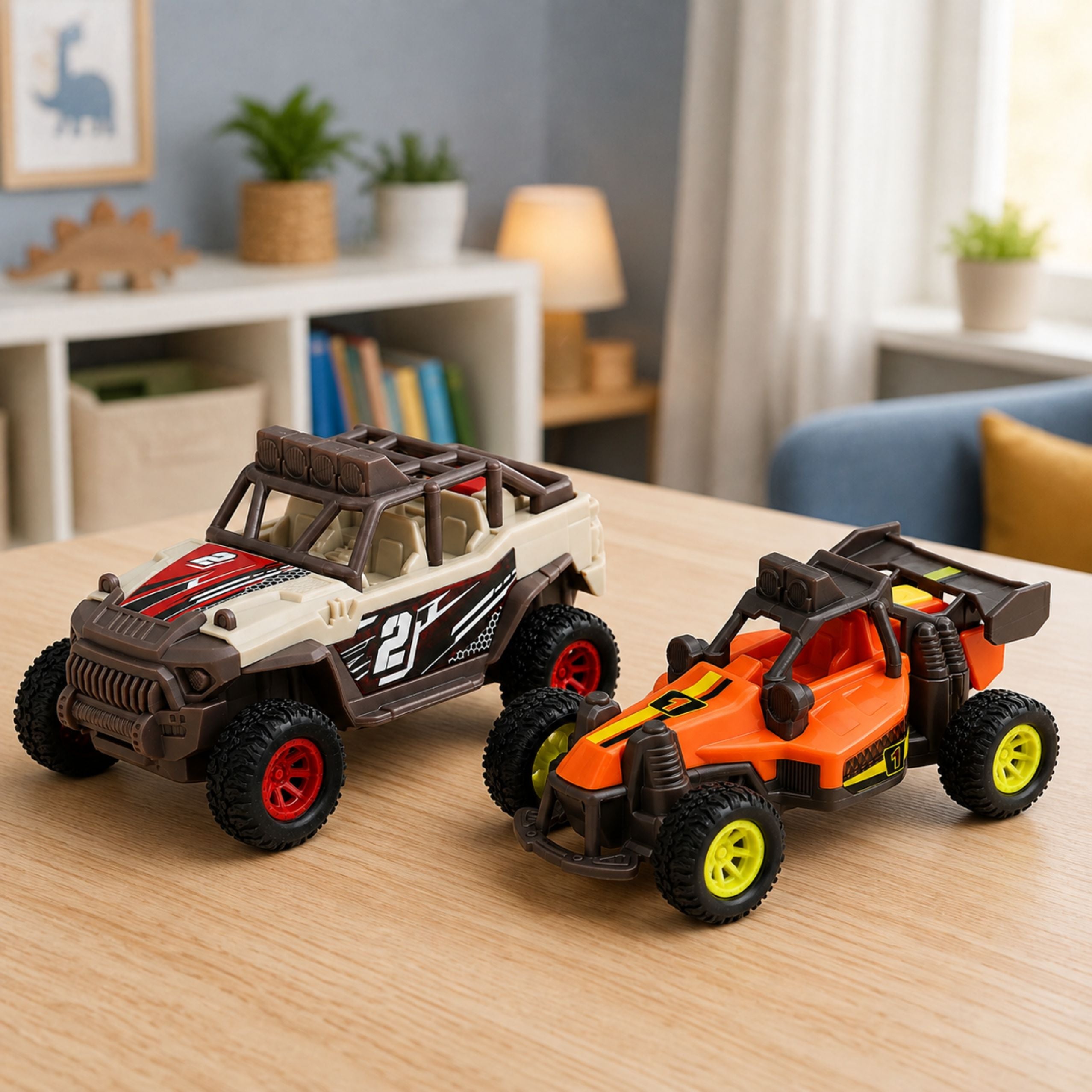 Set mit Lichtern und Geräuschen für Geländewagen, 2-tlg.