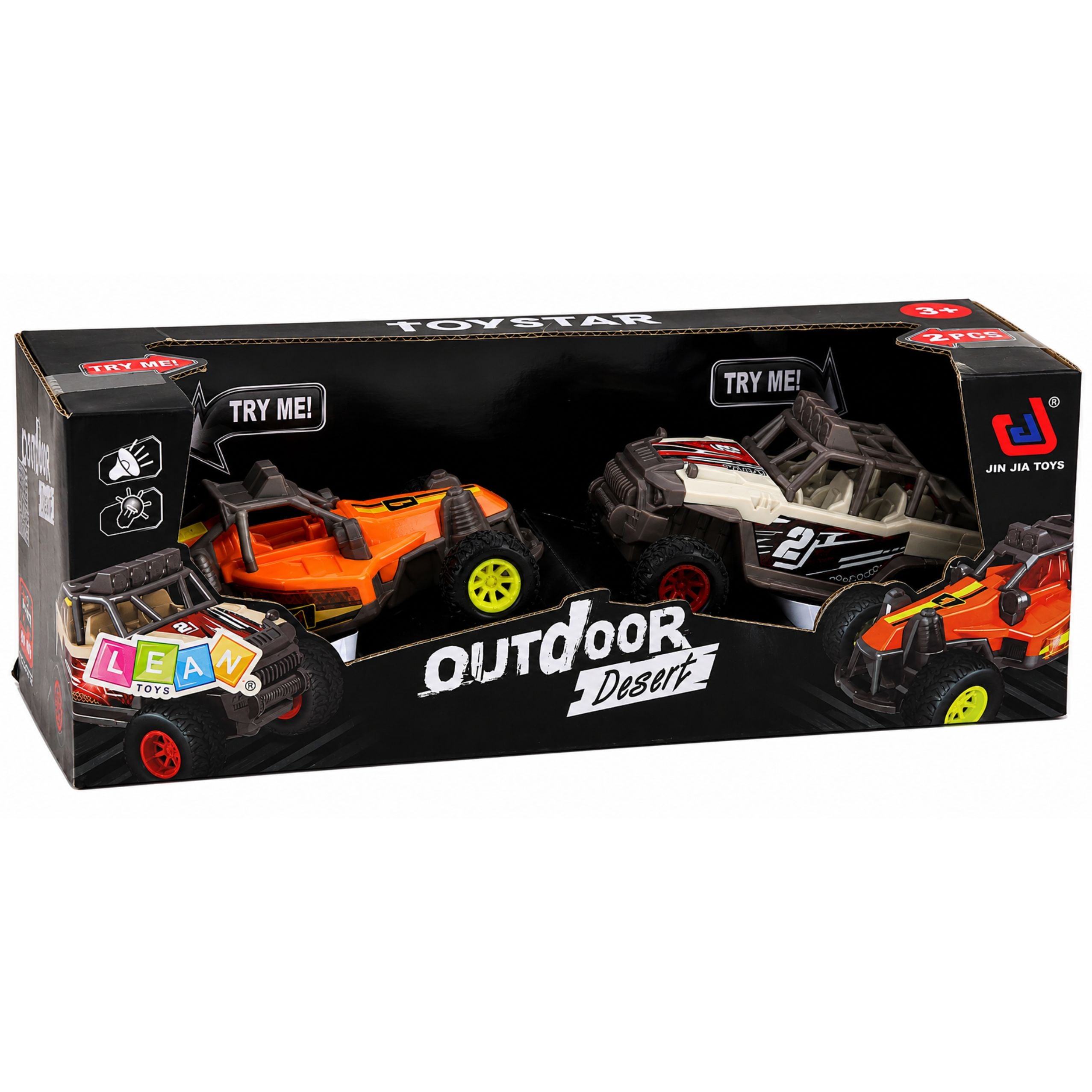Set mit Lichtern und Geräuschen für Geländewagen, 2-tlg.