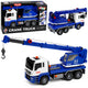 Construction Crane Truck Adjustable Lights Sounds Blue