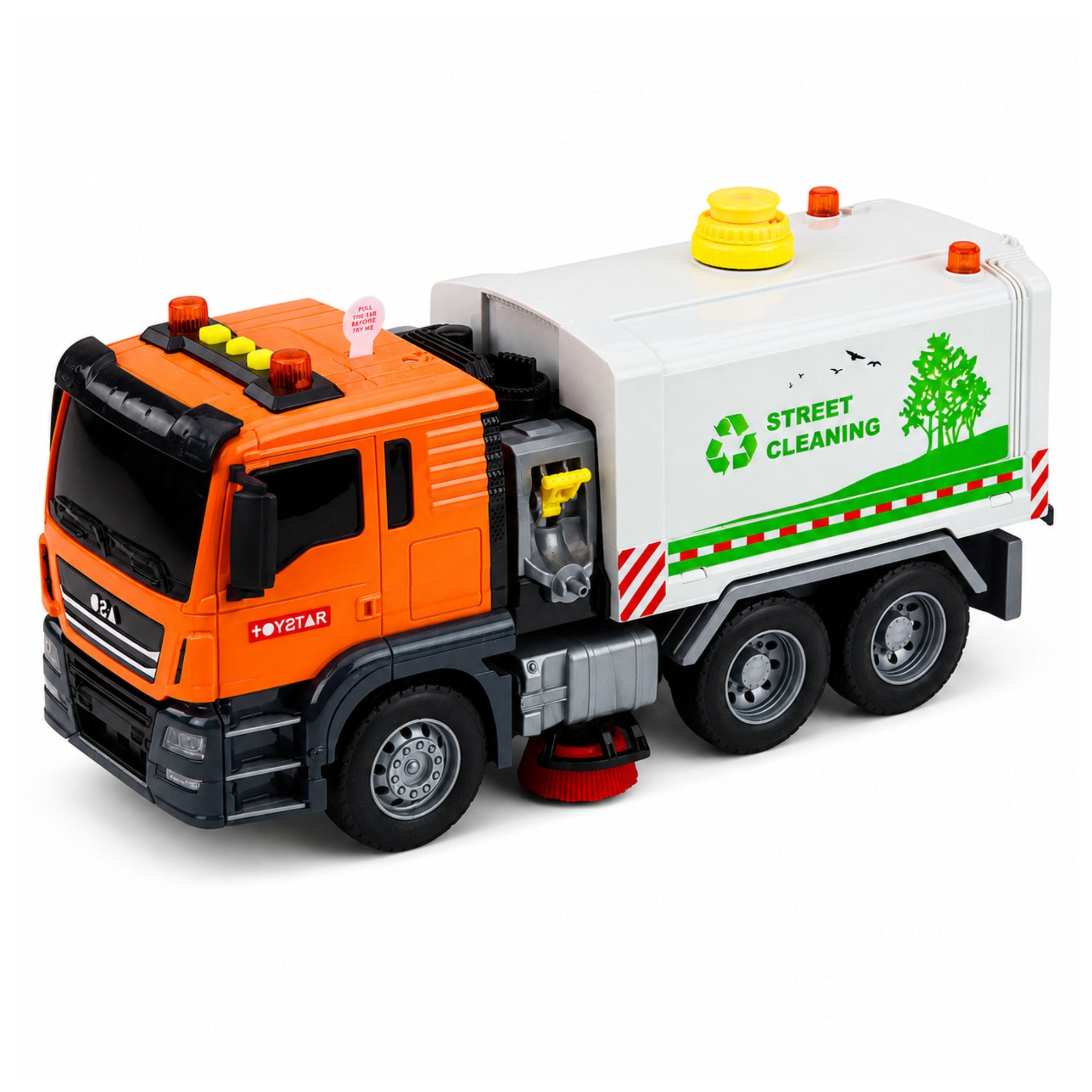 Street Sweeper Truck Water System Hose Water Spray Lights Sound