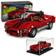 Construction Bricks Classic Car S.cobra Röd Vitrine 391 st.